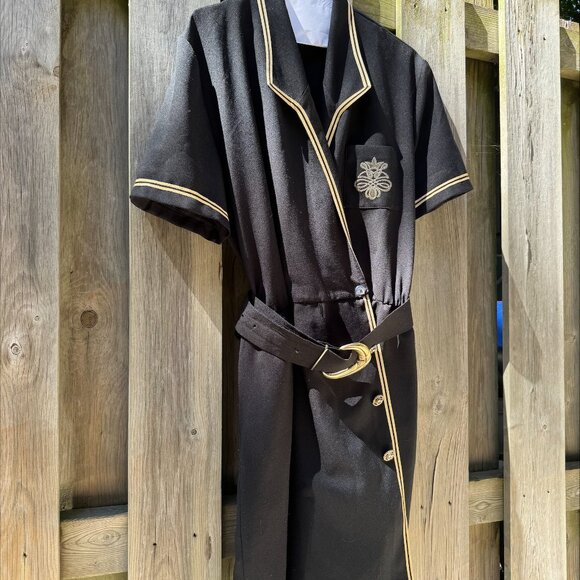 70s - 80s Luxurious Algo Executive Dress - Picture 3 of 8